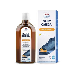 OSAVI Daily Omega 1600 mg Omega 3 Cytryna olej rybi 500 ml
