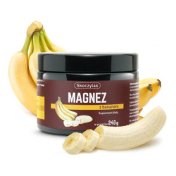 Magnez z bananem 362mg Skoczylas cytrynian magnezu