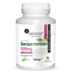 Bacopa monnieri extract 50%, 500 mg x 100 Vege Caps.