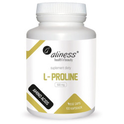 L-Proline 500 mg x 100 Vege caps.